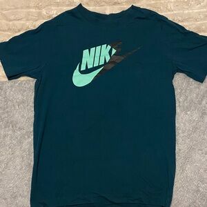 Nike Dark Teal T-Shirt with Logo